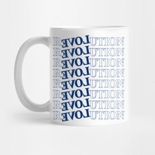 Love Revolution // Typographic Graphic Design Artwork Mug